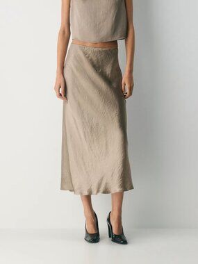 Babaton Silk Slip Skirt - Size 0